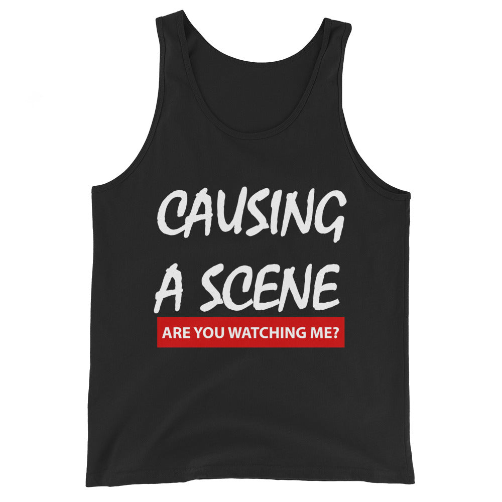 Causing A Scene Mens Tank Top by Carnival Mode - CARNIVAL MODE