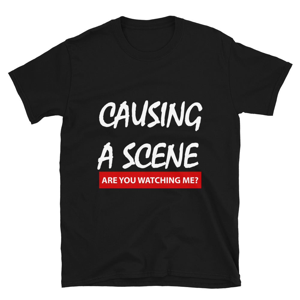 Causing A Scene Womens T-Shirt by Carnival Mode - CARNIVAL MODE