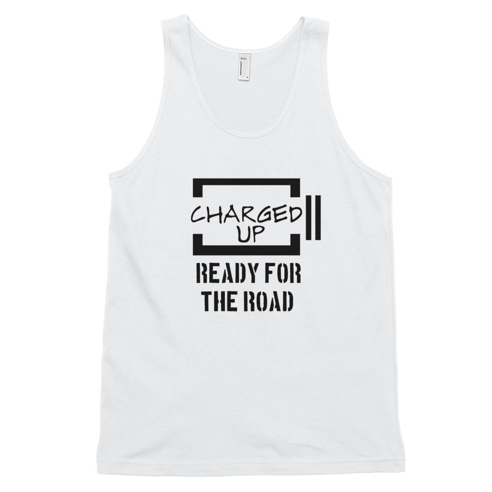Charged Up For the Road Mens Tank Top by Carnival Mode - CARNIVAL MODE