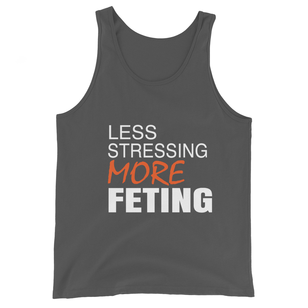 Less Stressing More Feting Mens Tank Top - CARNIVAL MODE