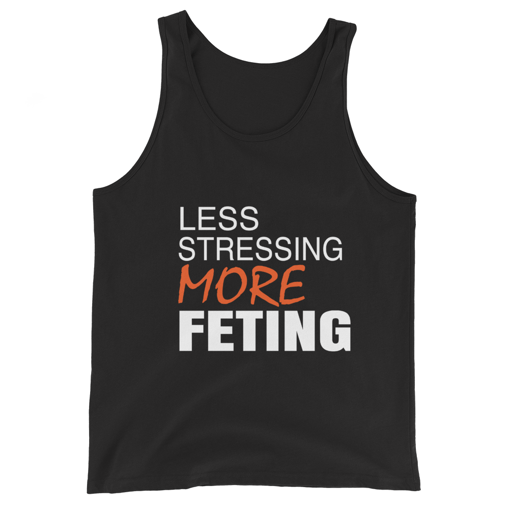Less Stressing More Feting Mens Tank Top - CARNIVAL MODE