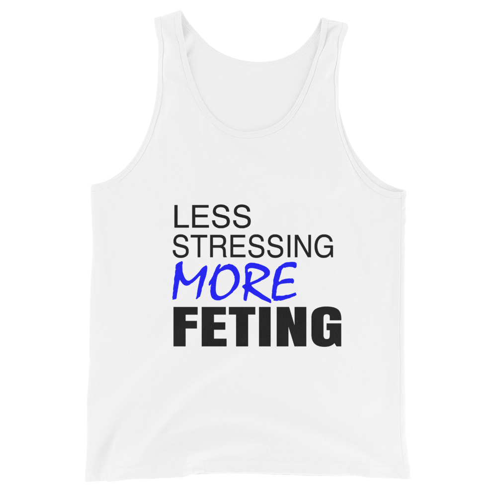 Less Stressing More Feting Mens Tank Top - CARNIVAL MODE