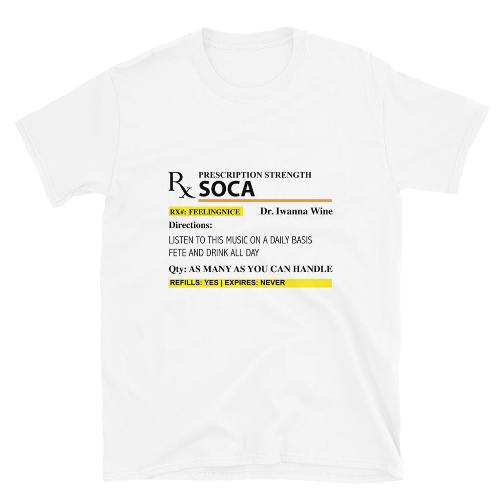 SOCA Prescription Shirt Unisex T-Shirt by Carnival Mode - CARNIVAL MODE
