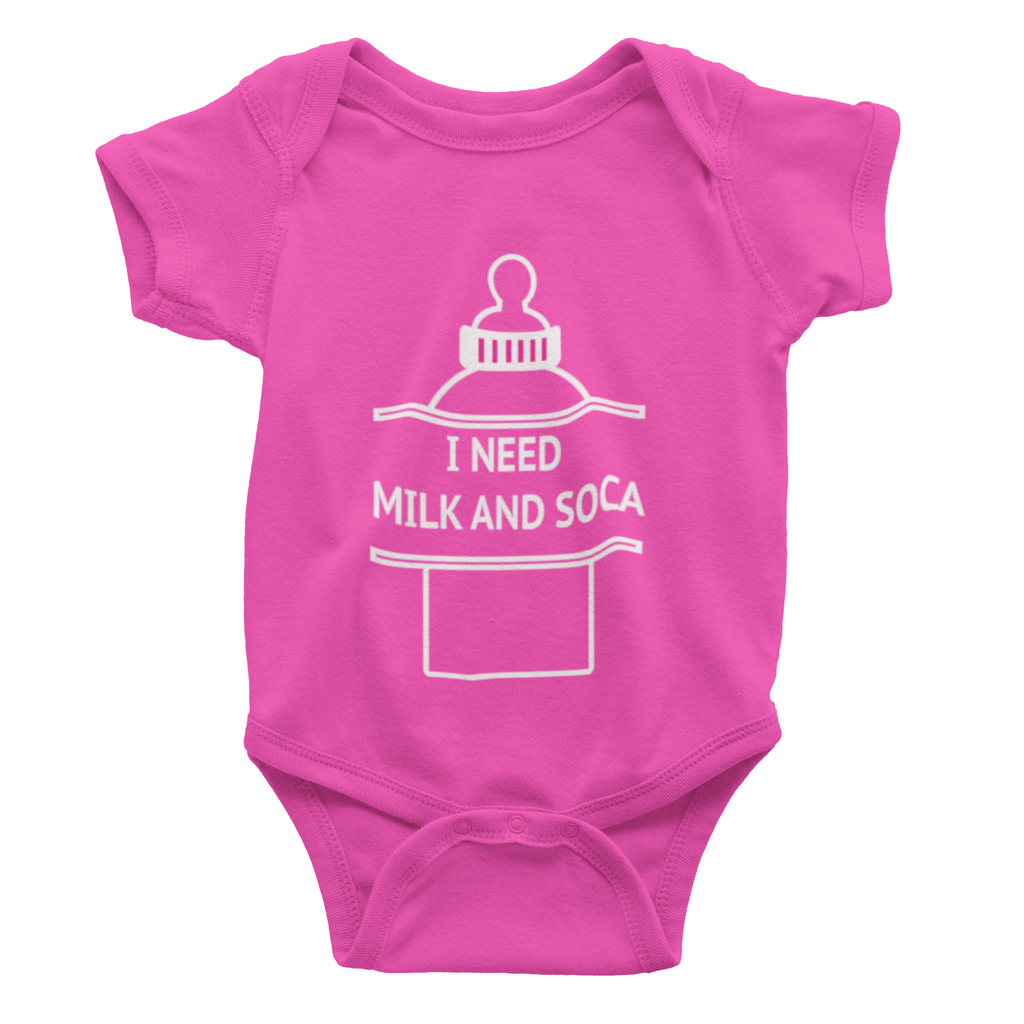 I Need Milk and Soca Baby Bodysuit - CARNIVAL MODE